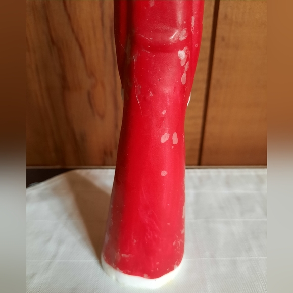 Vintage Christmas Candles Tall Santa Holding Tree Present Sack of Gifts - Picture 11 of 16